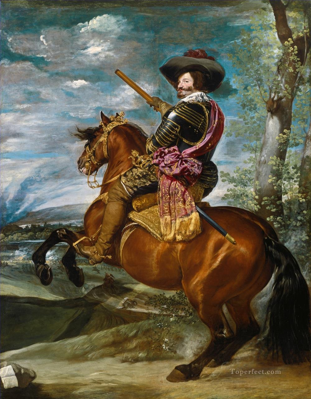 馬に乗ったオリバレス公爵の肖像画 ディエゴ・ベラスケス油絵